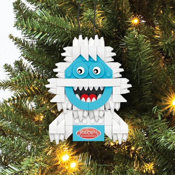 BRICKCRAFT Rudolph the Red-Nosed Reindeer Building Block Kit Christmas Ornaments - Picture 10 of 11